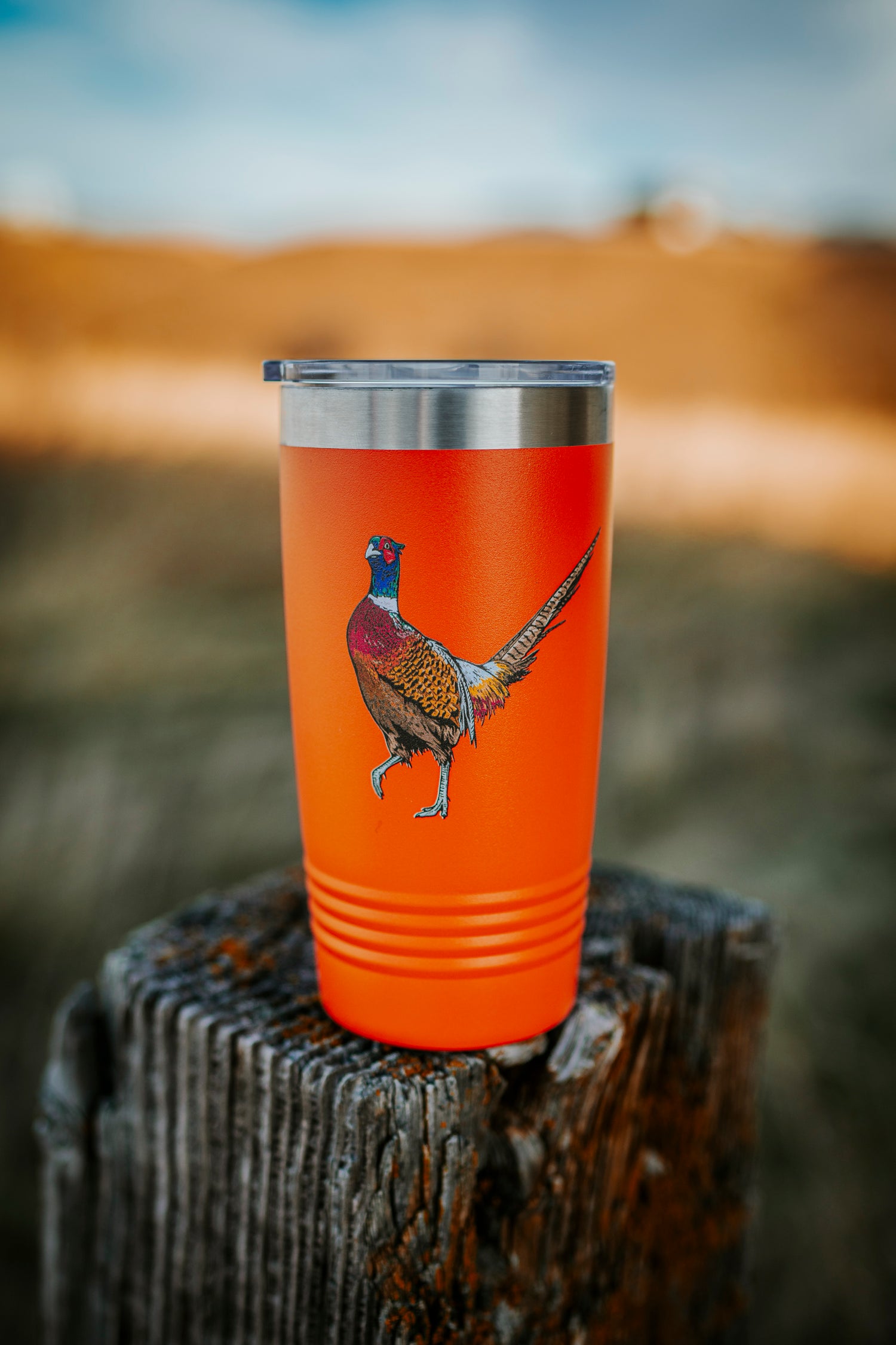 20 oz Cocky Pheasant Tumbler