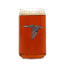 black duck beer can glass full of ipa