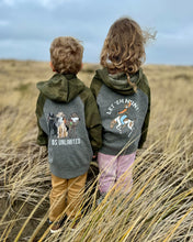 Bucking Bird Dog Kids Hoodie