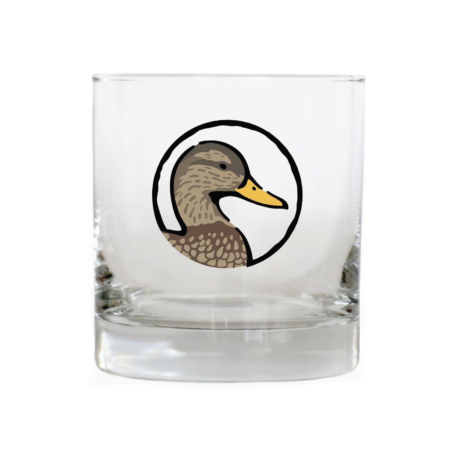 Every Duck Whiskey Glass