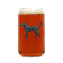 black lab beer can glass full of ipa