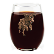 Boykin Spaniel Stemless Wine Glass