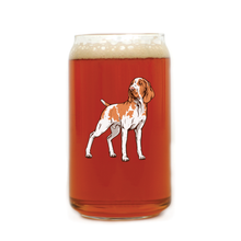 Bracco Italiano Beer Can Glass