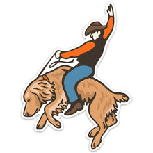 Bucking Bird Dog Decal Sticker