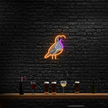 California Quail LED Neon Sign