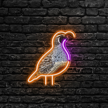 California Quail LED Neon Sign