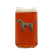 Chesapeake Bay Retriever Beer Can Glass