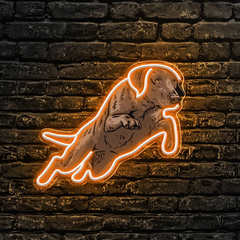 Chocolate Lab LED Neon Sign