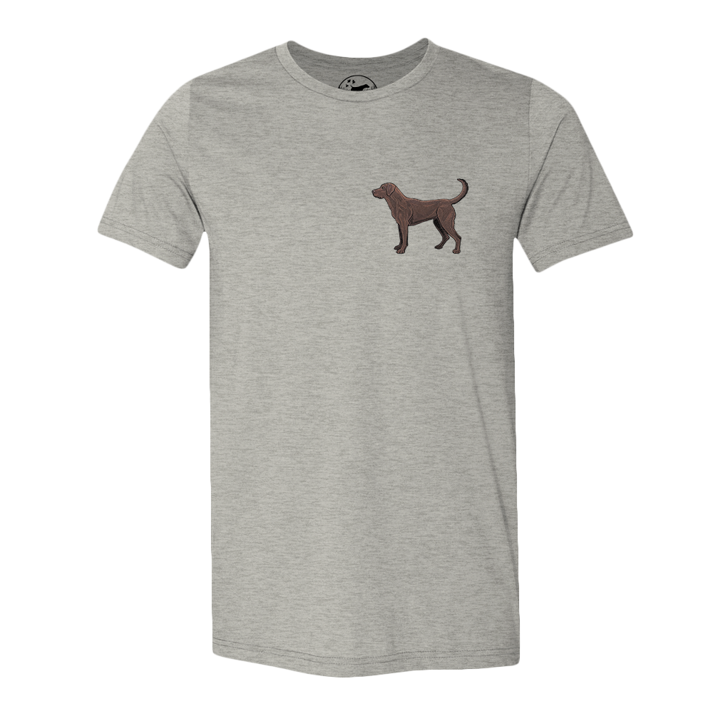 Chocolate Lab TShirt Bird Dog of the Day