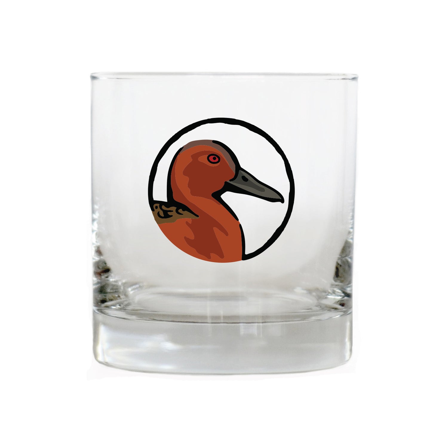 Every Duck Whiskey Glass