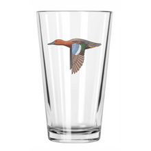 Cinnamon Teal Pint Glass