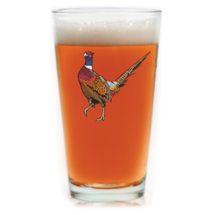 Cocky Pheasant Pint Glass