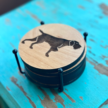 Drahthaar Coaster Set