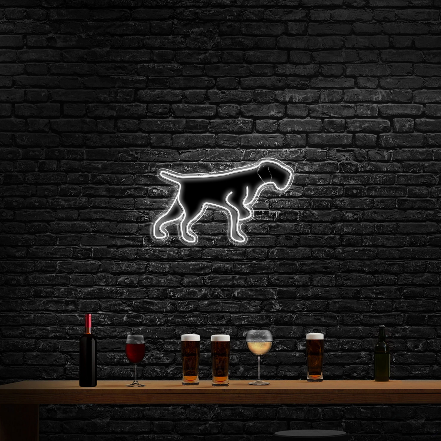 Drahthaar LED Neon Sign