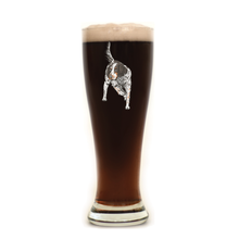 English Setter Pointing Pilsner Glass