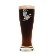 Fly Like Quail Pilsner Glass