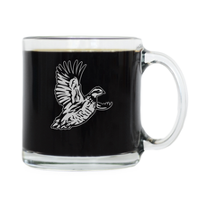 Bobwhite Quail Glass Coffee Mug