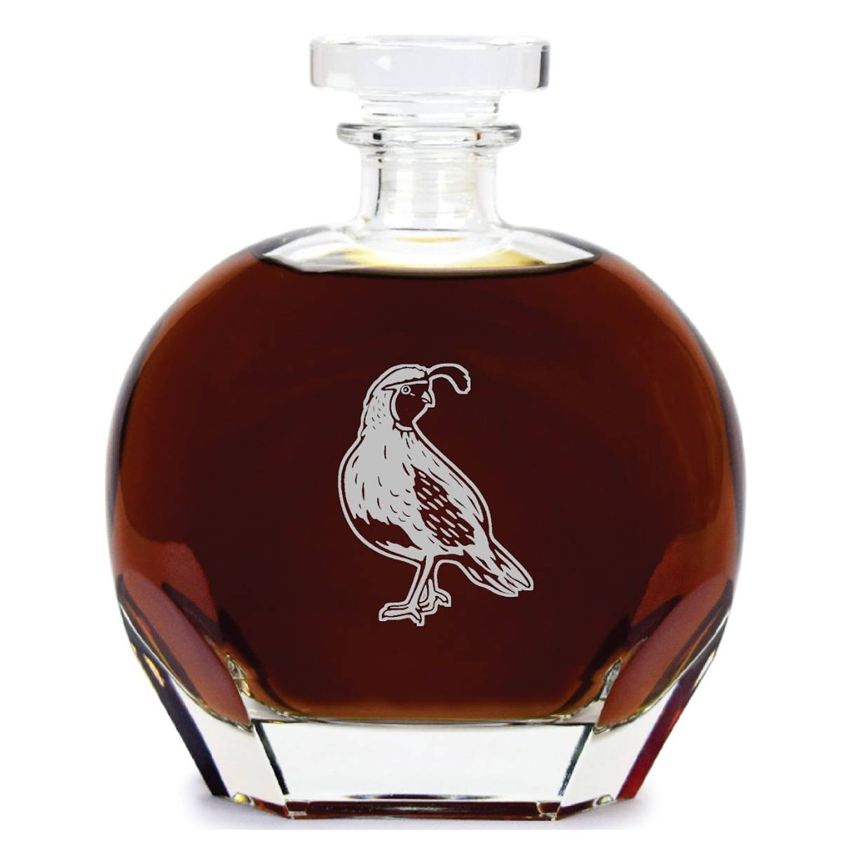 Gambel's Quail Whiskey Decanter | Bird Dog of the Day