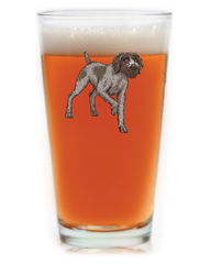 German Wirehair Pint Glass