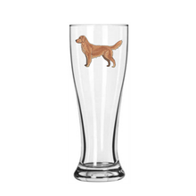 Golden Retriever Pilsner Glass