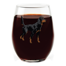 Gordon Setter Stemless Wine Glass