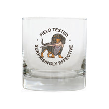 Hunting Dachshund Whiskey Glass