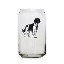 Large Münsterländer Beer Can Glass