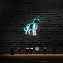 Large Münsterländer LED Neon Sign
