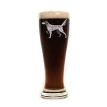 English Setter Pilsner Glass