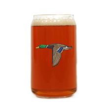 Mallard Beer Can Glass