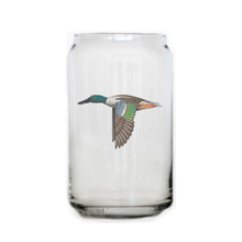 Northern Shoveler Beer Can Glass