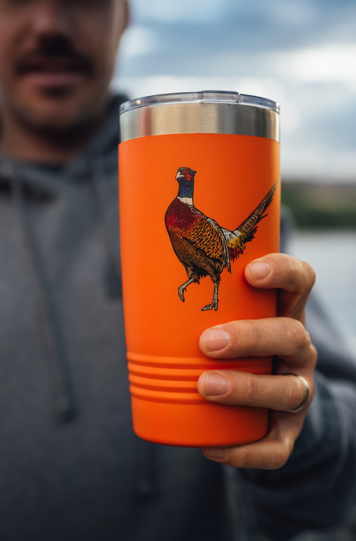 20 oz Cocky Pheasant Tumbler
