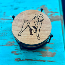 Pudelpointer Coaster Set