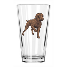 Pudelpointer Pint Glass