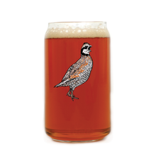Quail Call Beer Can Glass