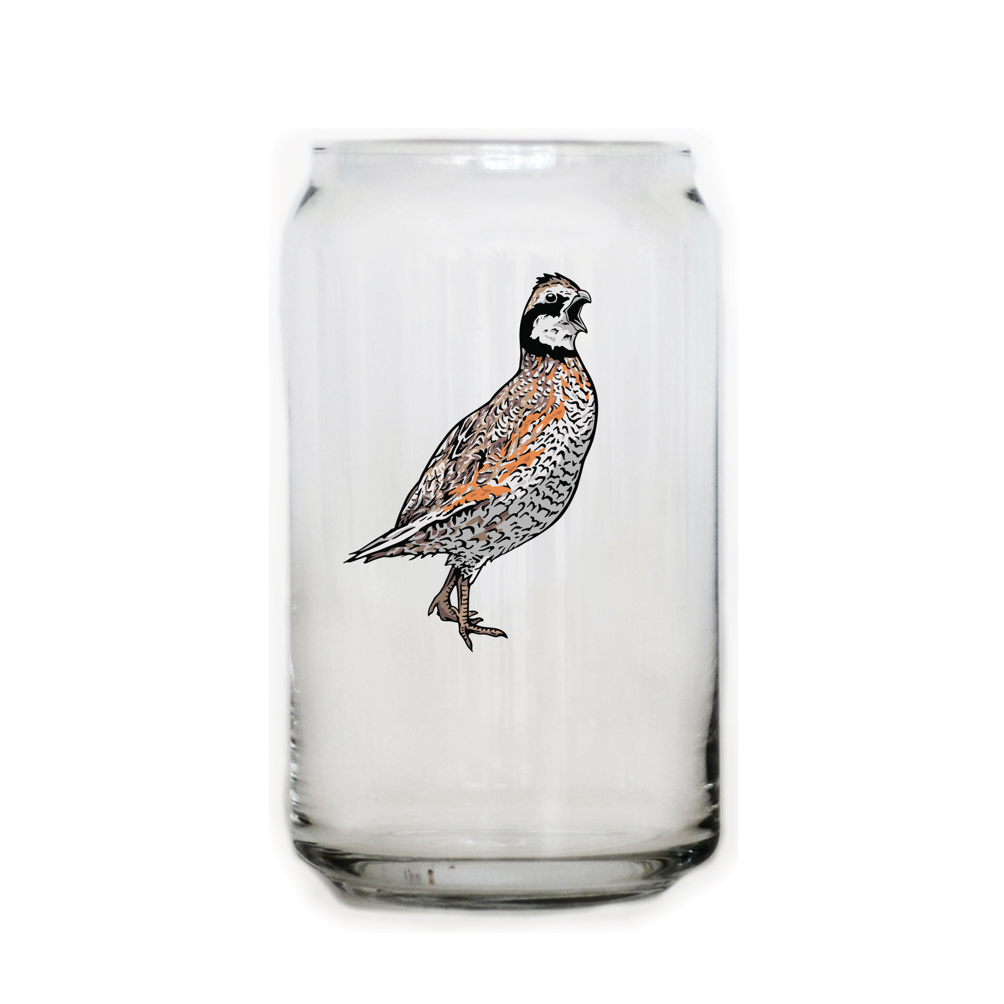 Quail Call Beer Can Glass Bird Dog of the Day