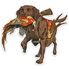 Rooster Retriever Decal Sticker