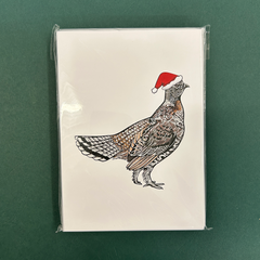 Ruffed Grouse Christmas Cards - Set of 12