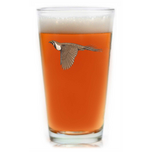 Flying Sage Grouse Pint Glass