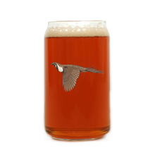 Flying Sage Grouse Beer Can Glass