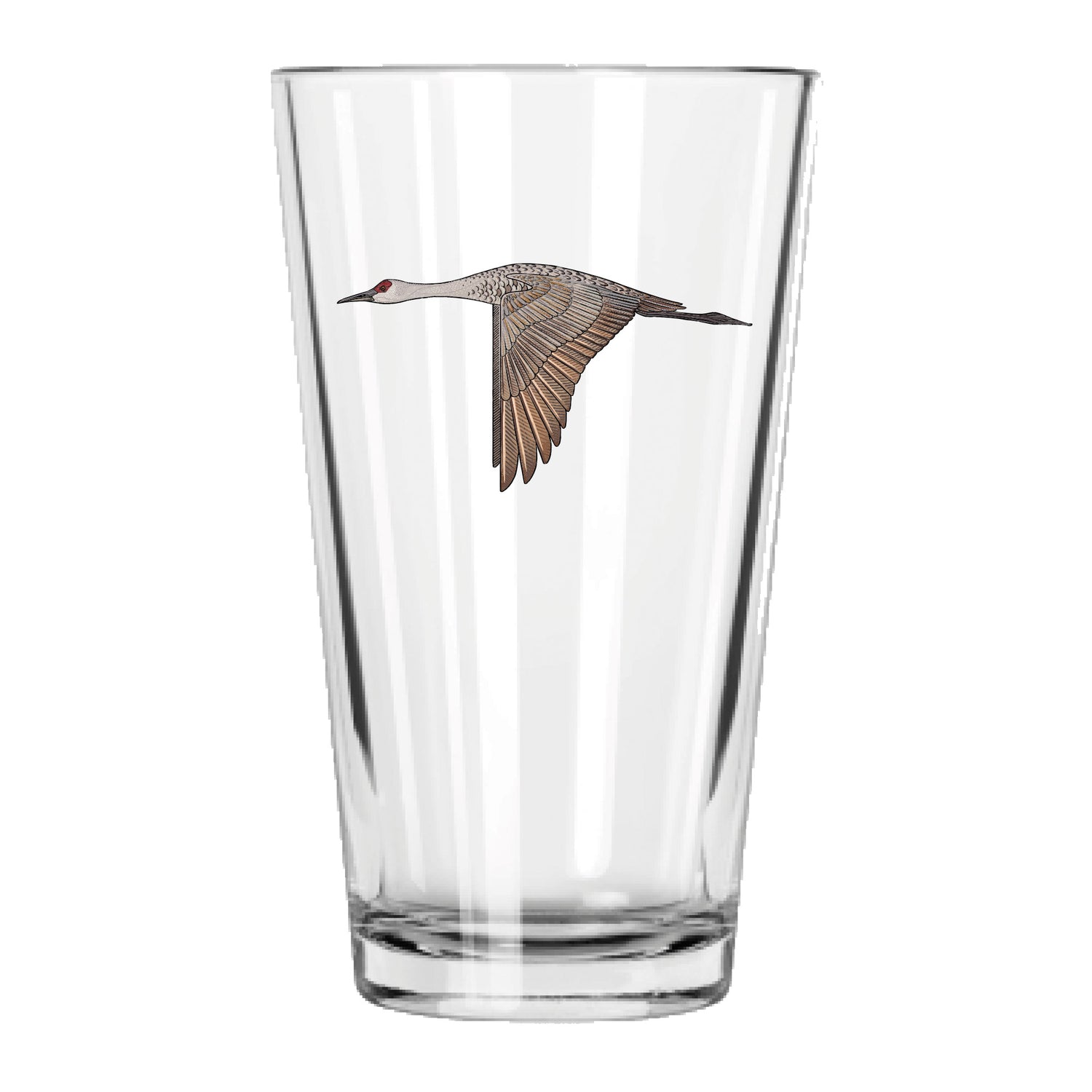 Sandhill Crane Pint Glass
