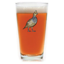 Scaled Quail Pint Glass