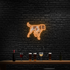 Small Münsterländer LED Neon Sign
