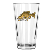 Smallmouth Bass Pint Glass
