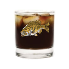 Smallmouth Bass Whiskey Glass