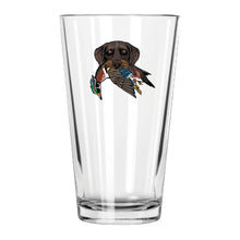 |Drahthaar with a Wood Duck