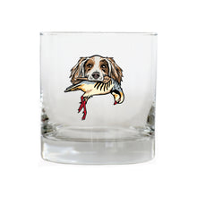 |English Setter with a Chukar