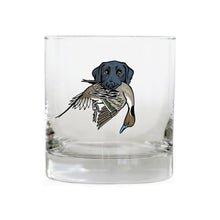 |Black Lab with a Pintail