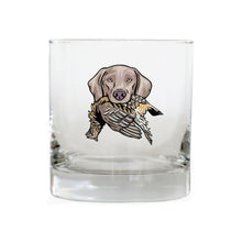 |Weimaraner with a Ruffed Grouse