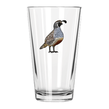 Valley Quail Pint Glass